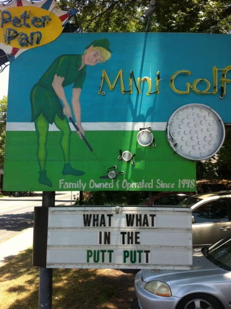 What what in the putt